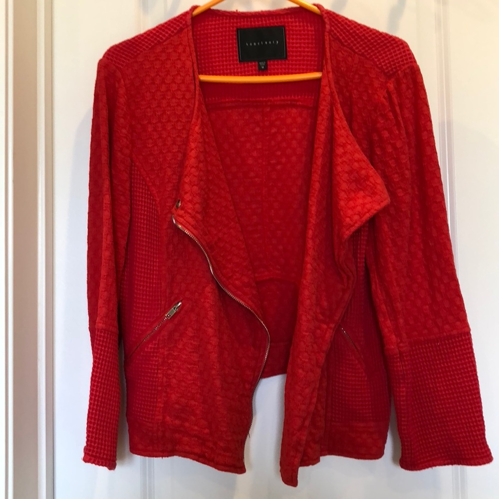 Sanctuary Red moto jacket
